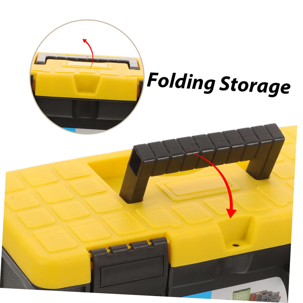 Black Plastic Handheld Tool Box L62799