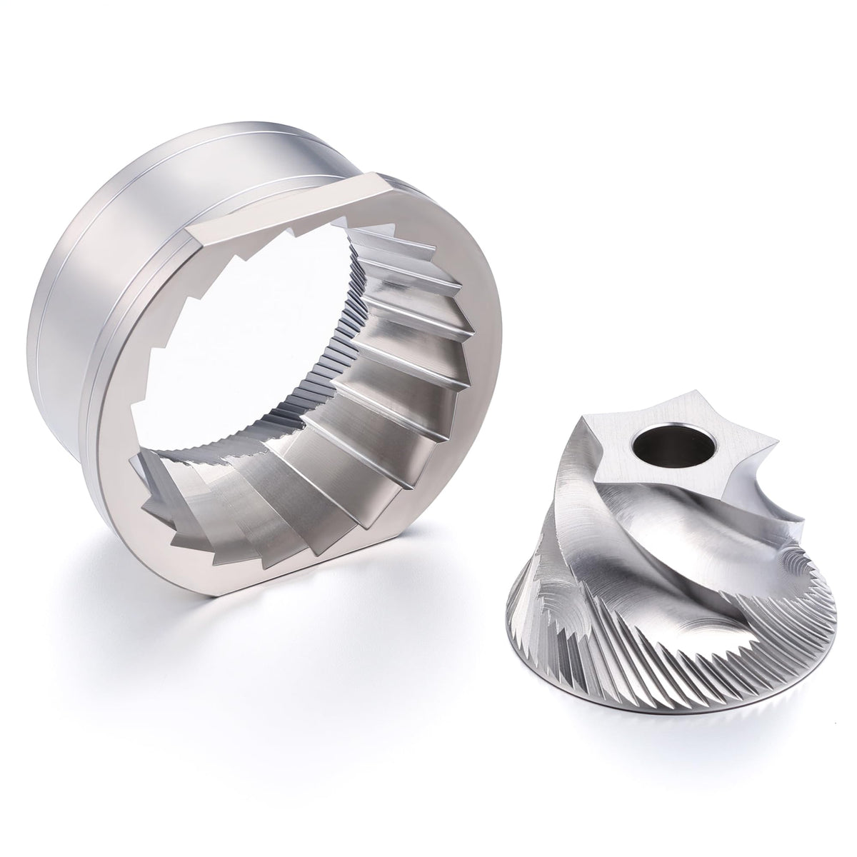 Conical Grinder Upper Lower Burrs Stainless Steel E974