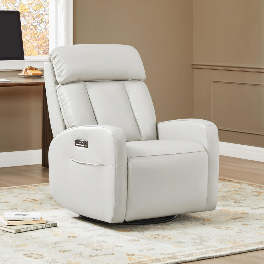 Genuine Leather Power Recliner Chair S767