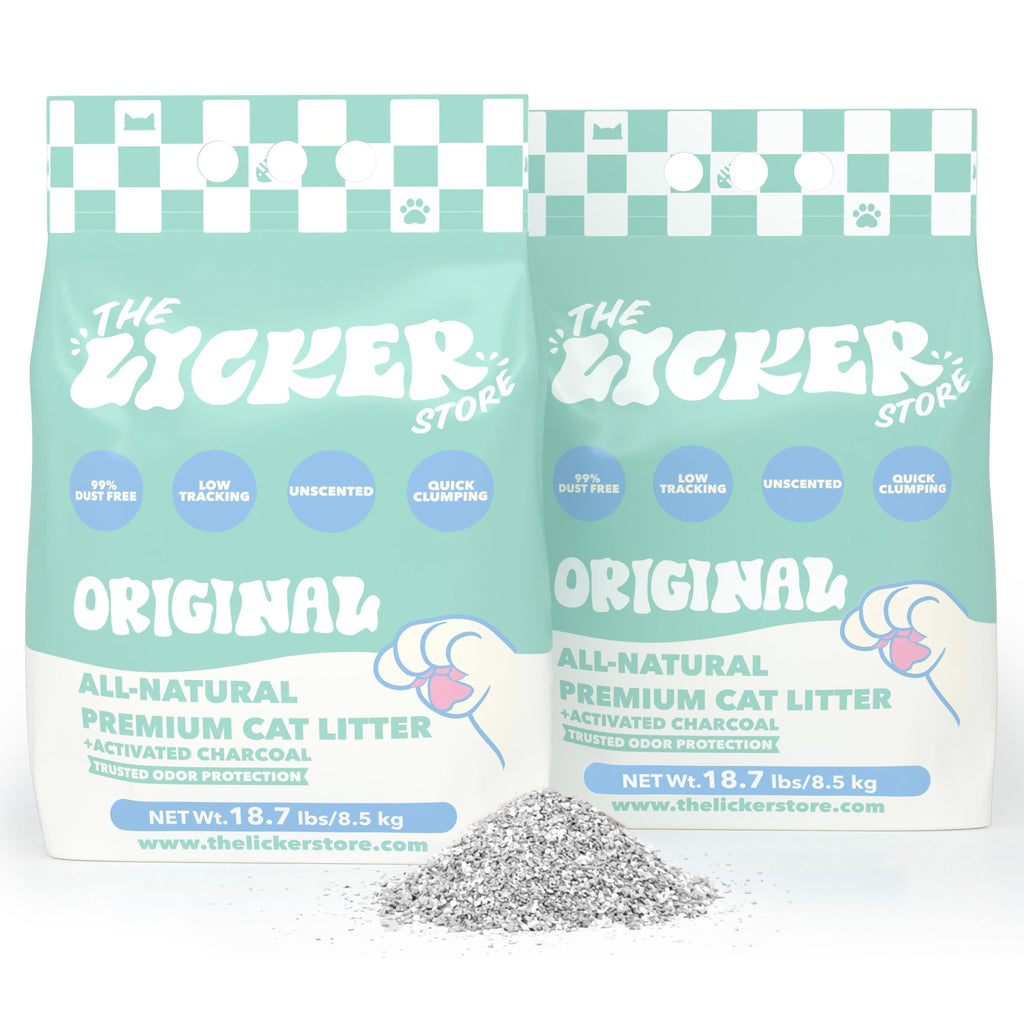 Unscented Clumping Bentonite Clay Cat Litter Set of 2 J56010