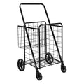 Foldable Utility Cart with 360-Degree Wheels, X-Large, Black H448