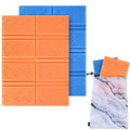 2 Pcs 15x11 Inch Foldable Waterproof Camping Seat Cushion Q1930
