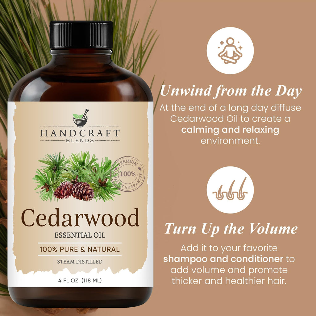 Lavender and Cedarwood Essential Oils 2 x 4 Fl Oz E60566