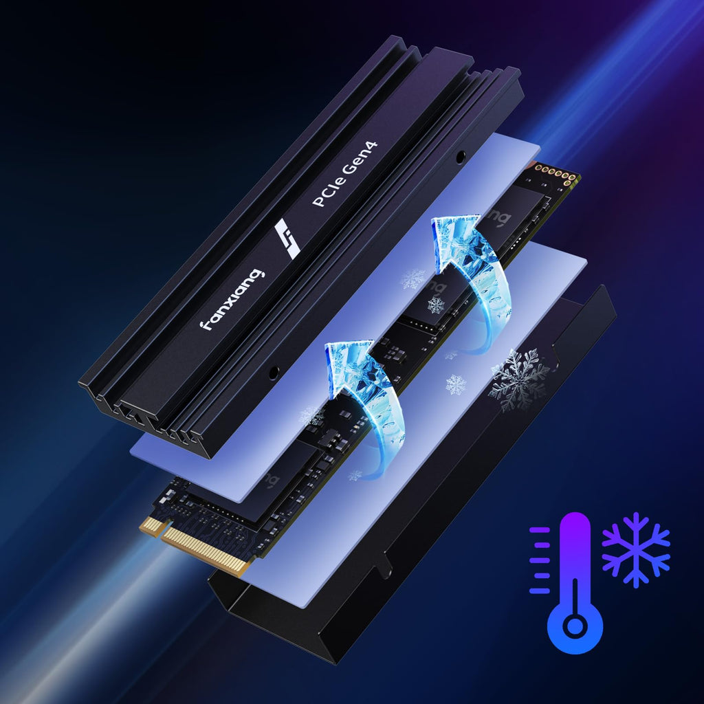 1TB NVMe M.2 PCIe Gen 4 Internal SSD with Heatsink D17269
