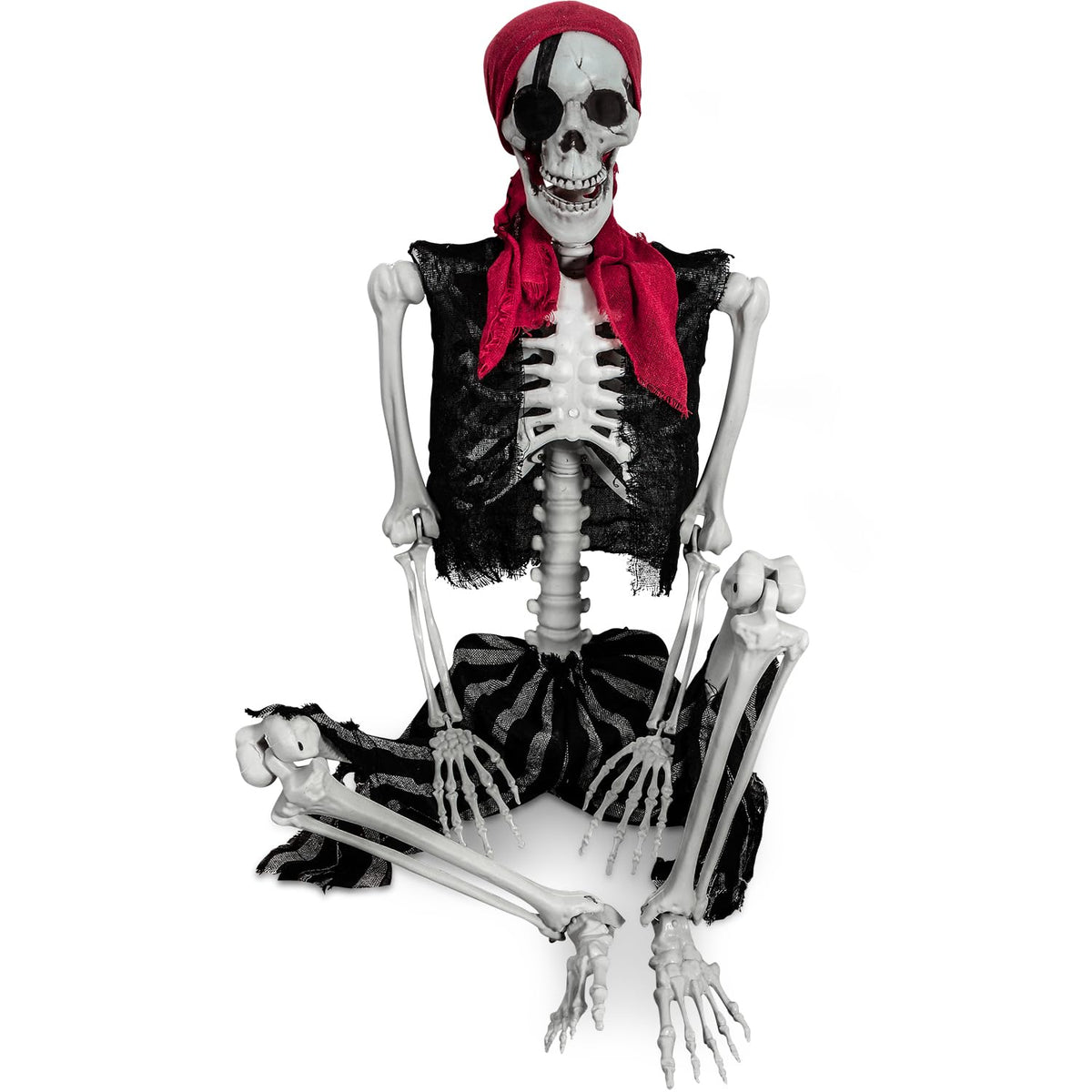 5.4ft Life Size Pirate Skeleton with Movable Joints I90780