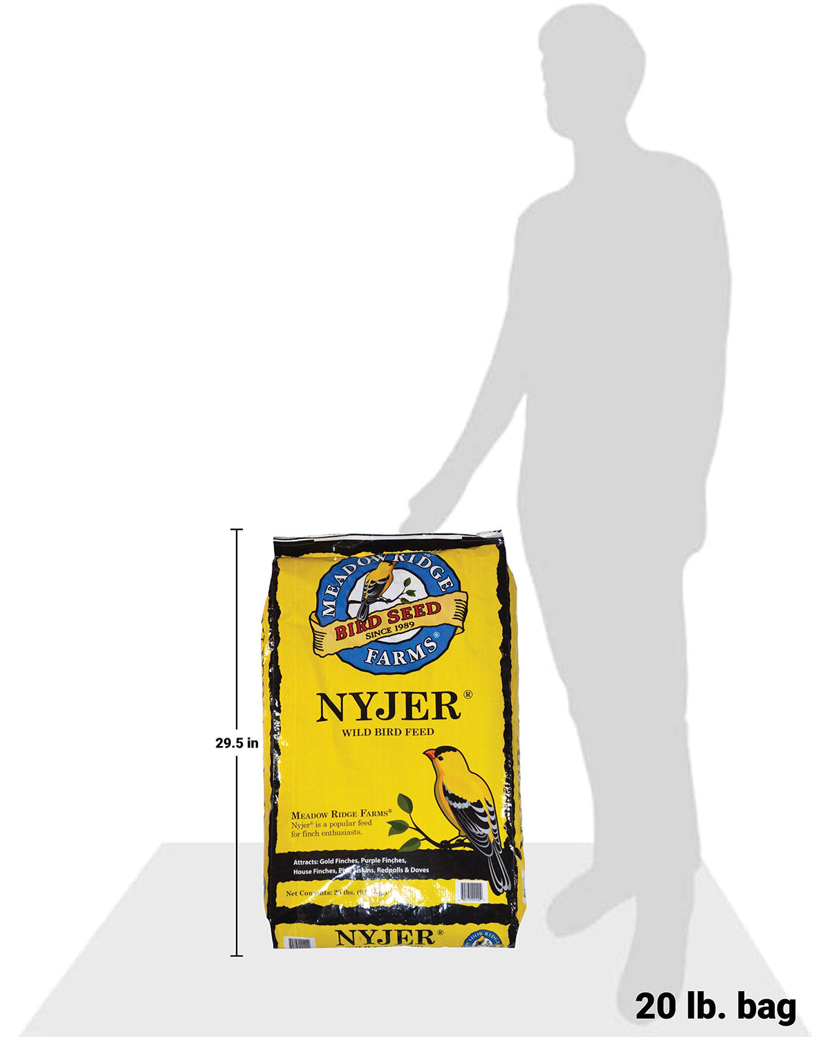 Nyjer Thistle Bird Seed 20-Pound Bag O796