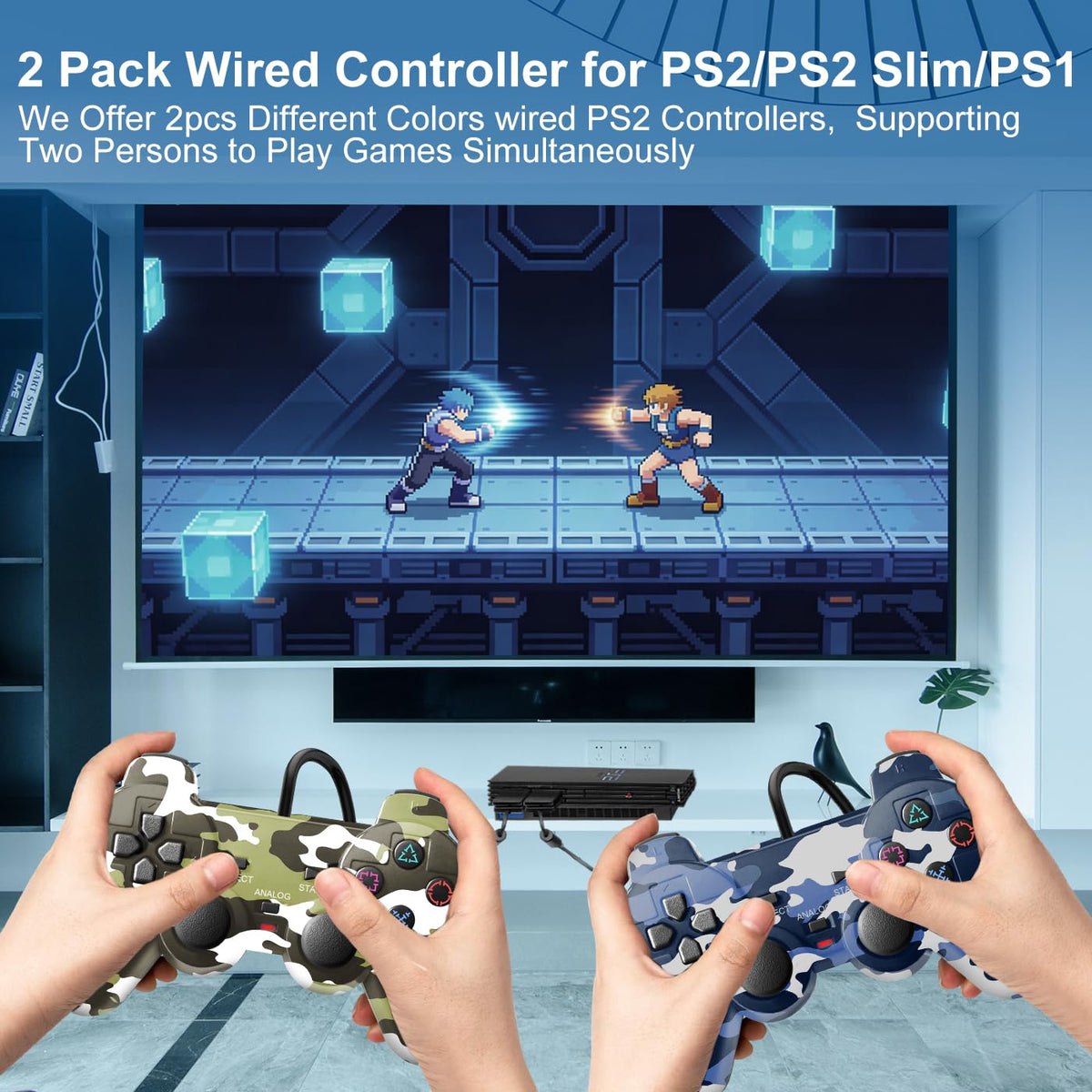 2 Packs Wired Controller H51396