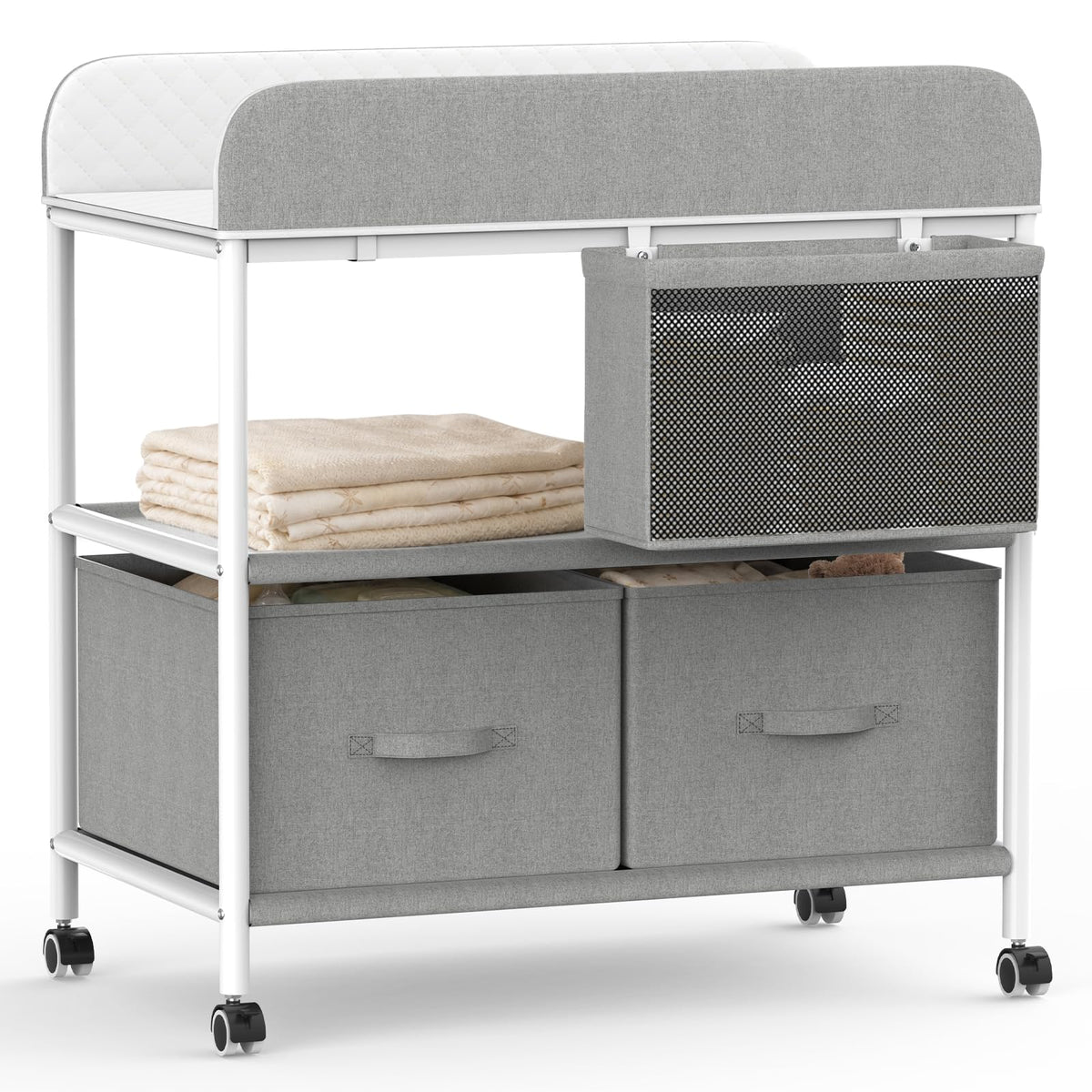 Portable Baby Changing Table with Wheels N18261