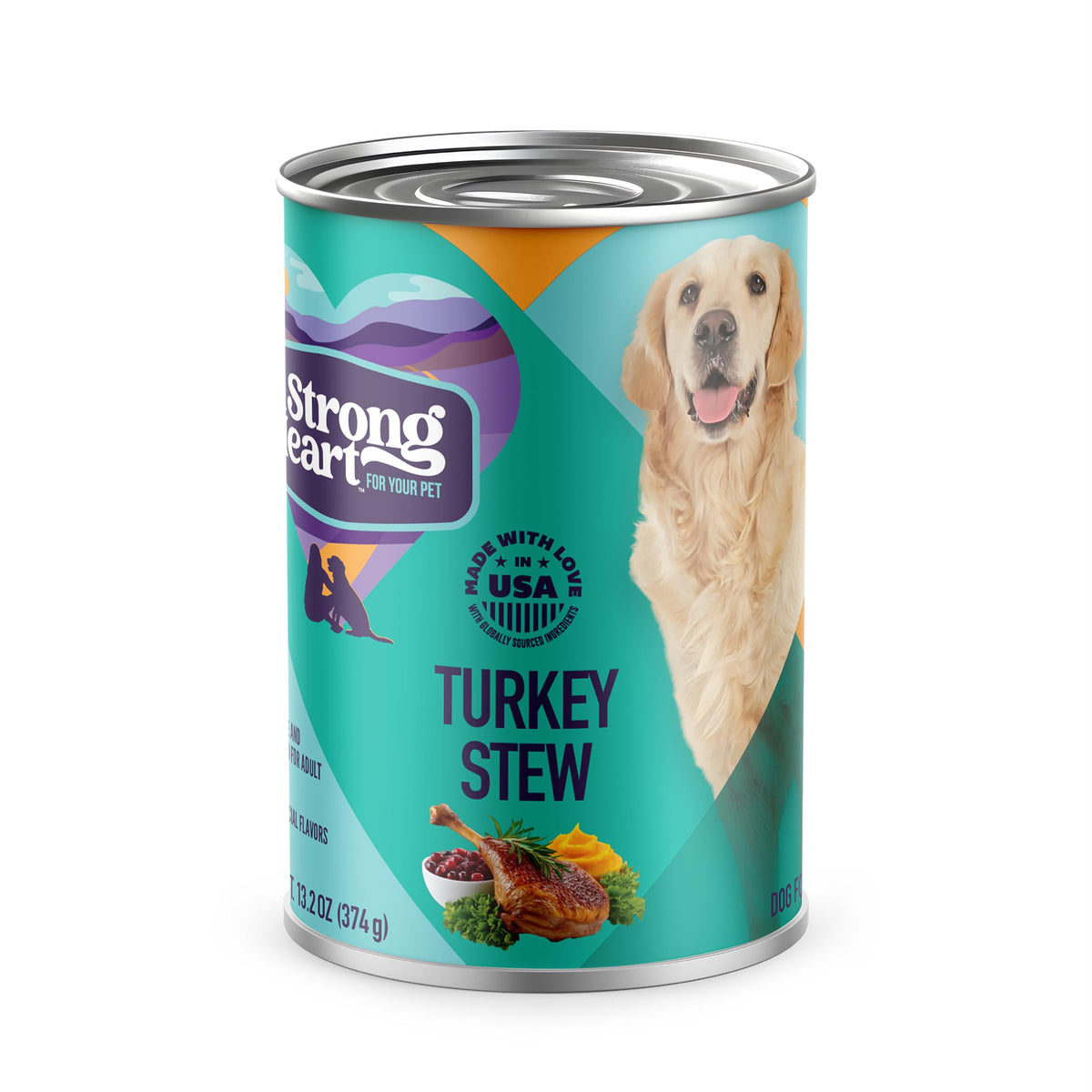 Turkey Stew Wet Dog Food 13.2 oz Can Pack of 12 X18187