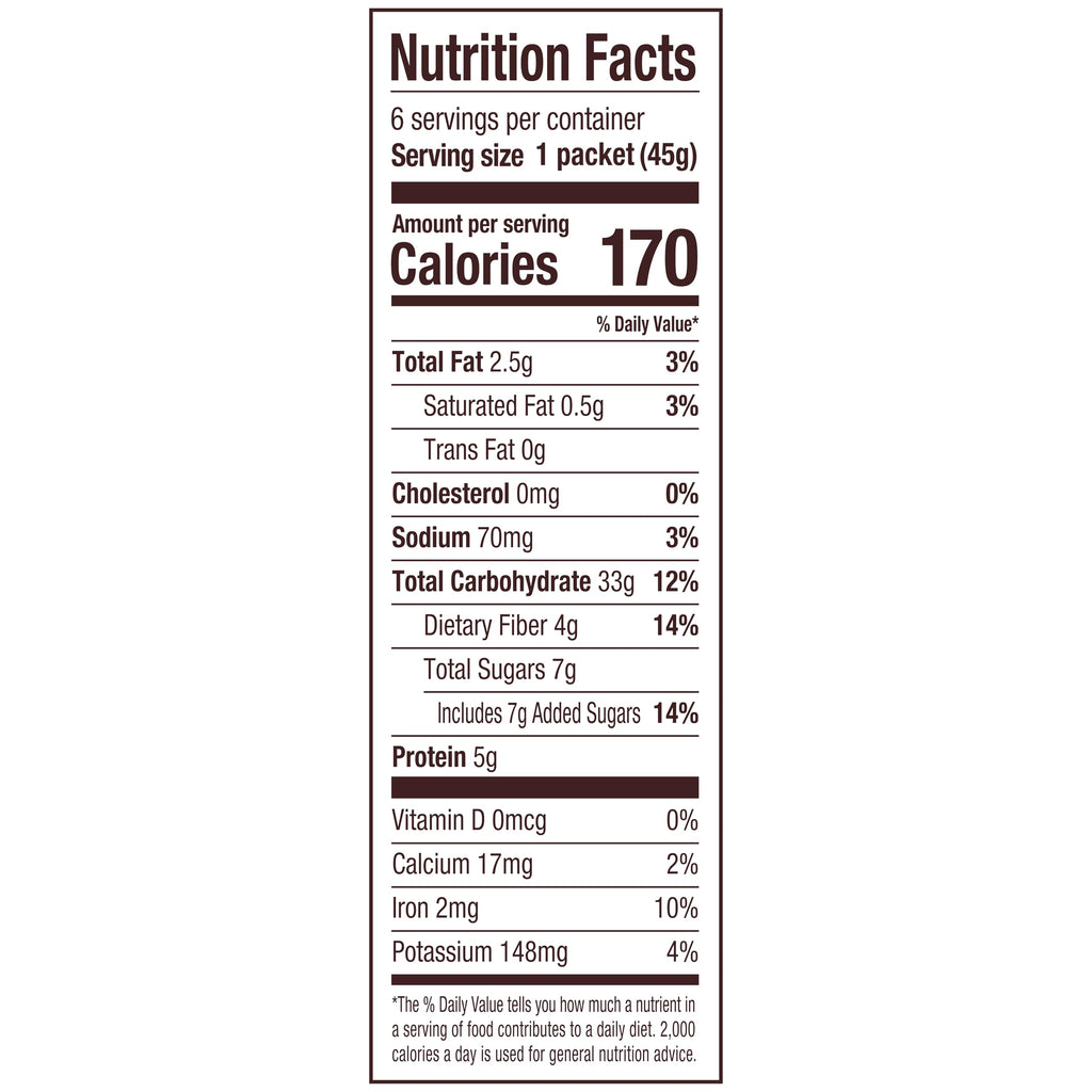 Instant Oatmeal, Maple Brown Sugar, 24 Packets, Gluten Free, Whole Grain W70080