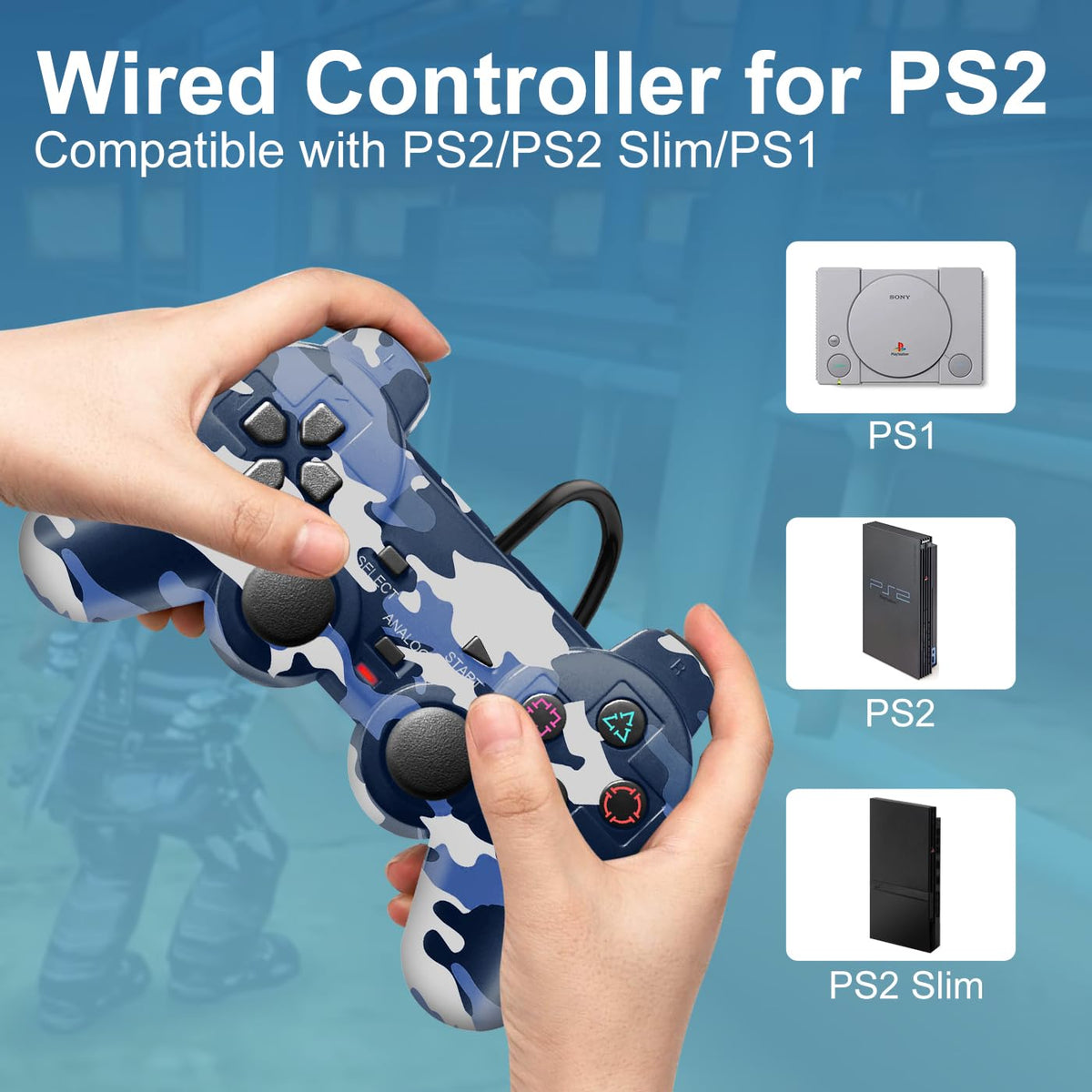 2 Packs Wired Controller H51396