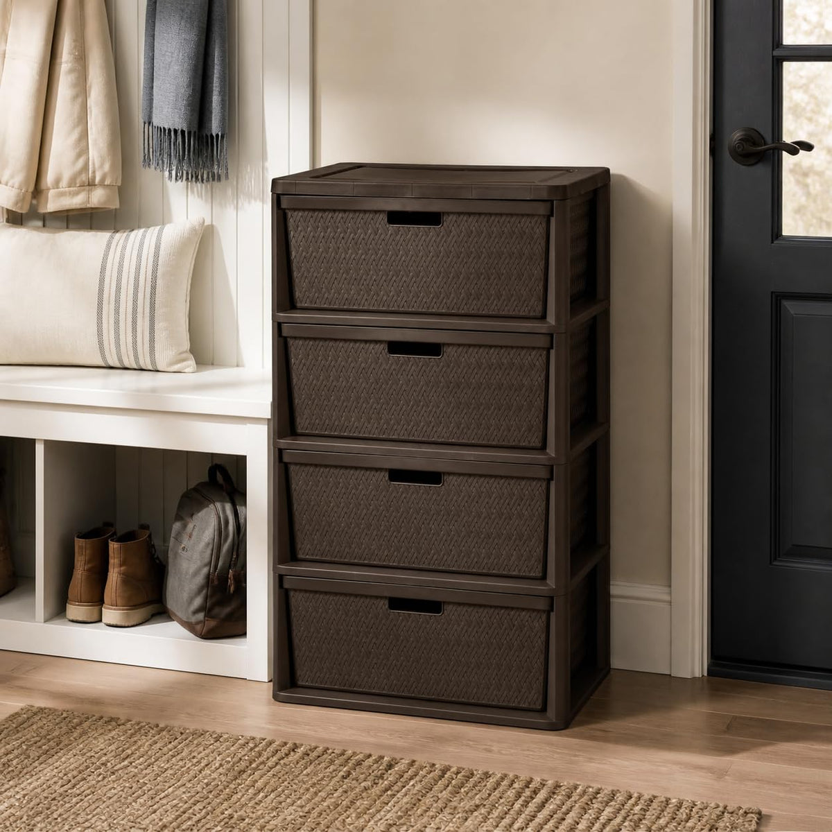 4 Drawer Plastic Storage Organizer J66953