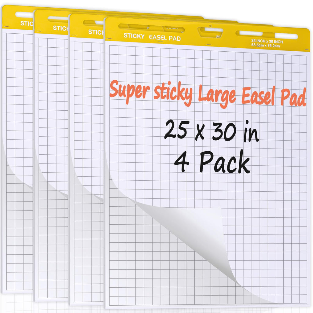 Chart Paper Grid Sticky Easel Pad B797440