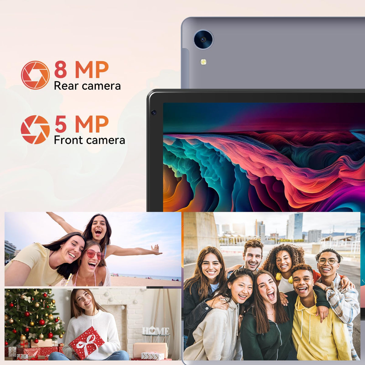 10.1" Android Tablet with Octa-core Processor 24GB RAM 128GB ROM HD IPS Touchscreen G6921