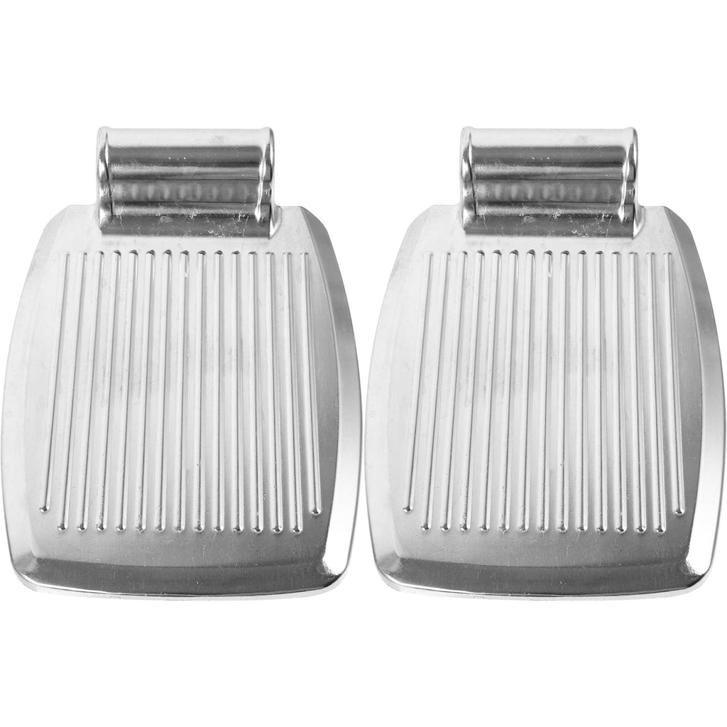 Heavy Duty Wheelchair Footrest Replacement Pair Aluminum Alloy U443