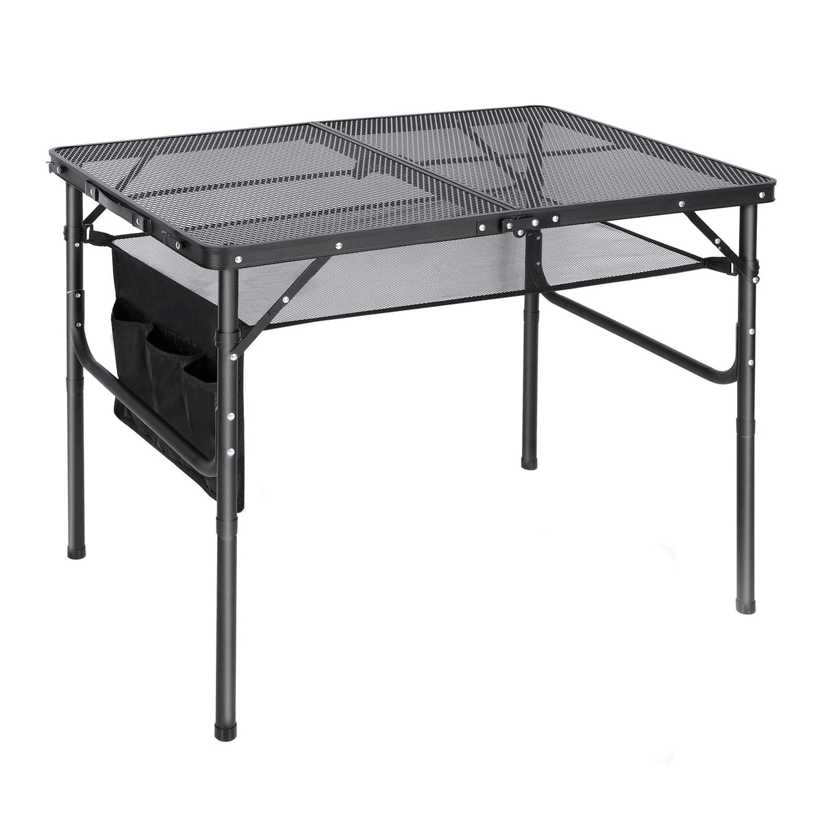 36x24 Aluminum Folding Grill Table with Adjustable Height Legs I96597