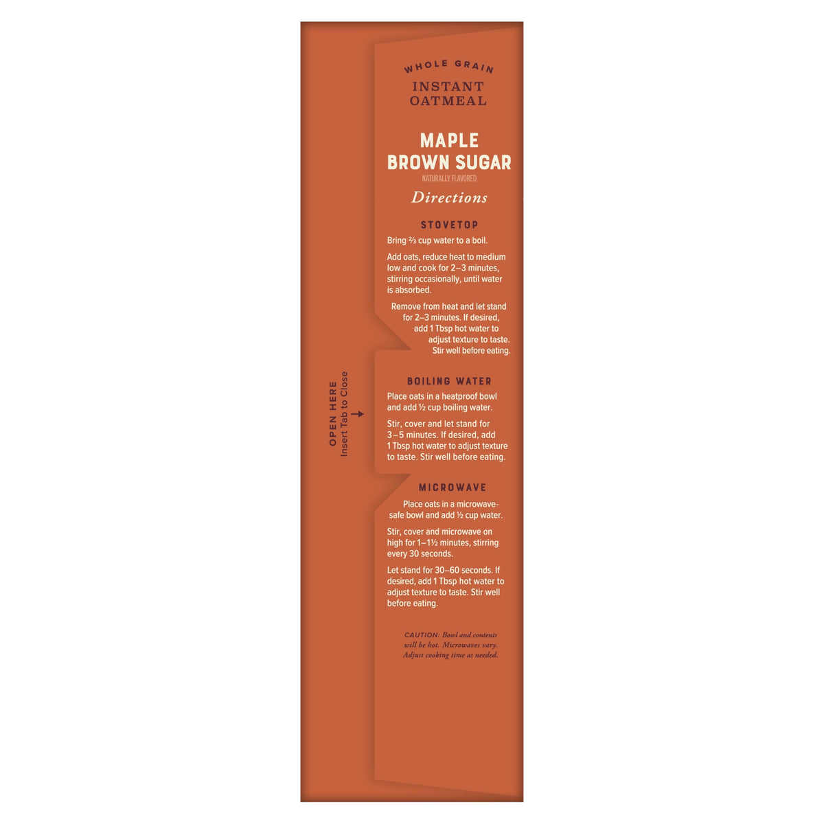 Instant Oatmeal, Maple Brown Sugar, 24 Packets, Gluten Free, Whole Grain W70080