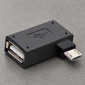3 Pack Micro USB to USB OTG Cable Adapter E503