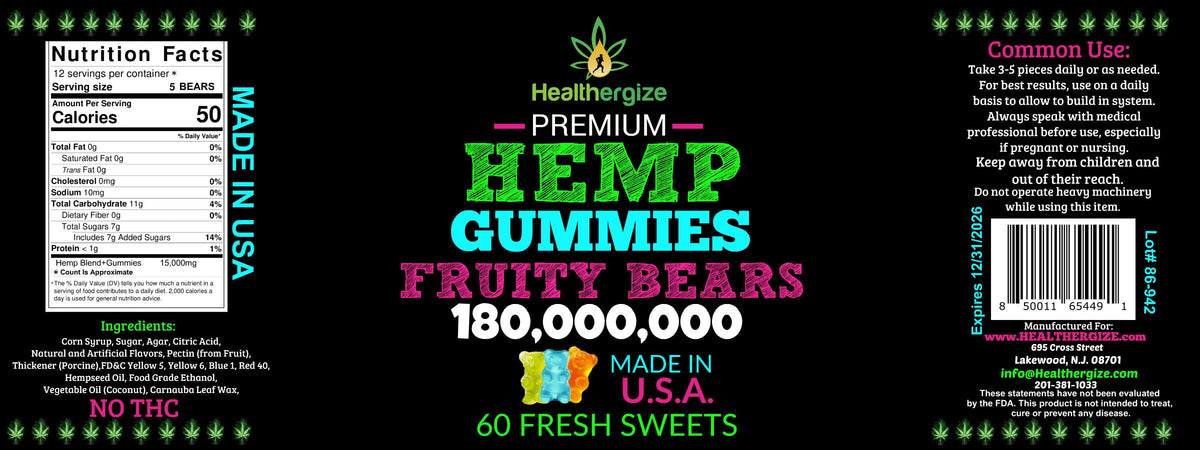 Hemp Gummies 2 Pack G11151
