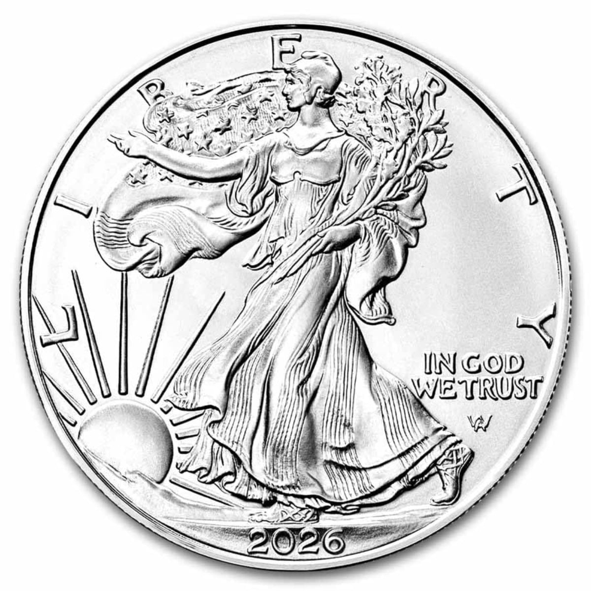 2026 1 oz American Silver Eagle Uncirculated Coin X575440