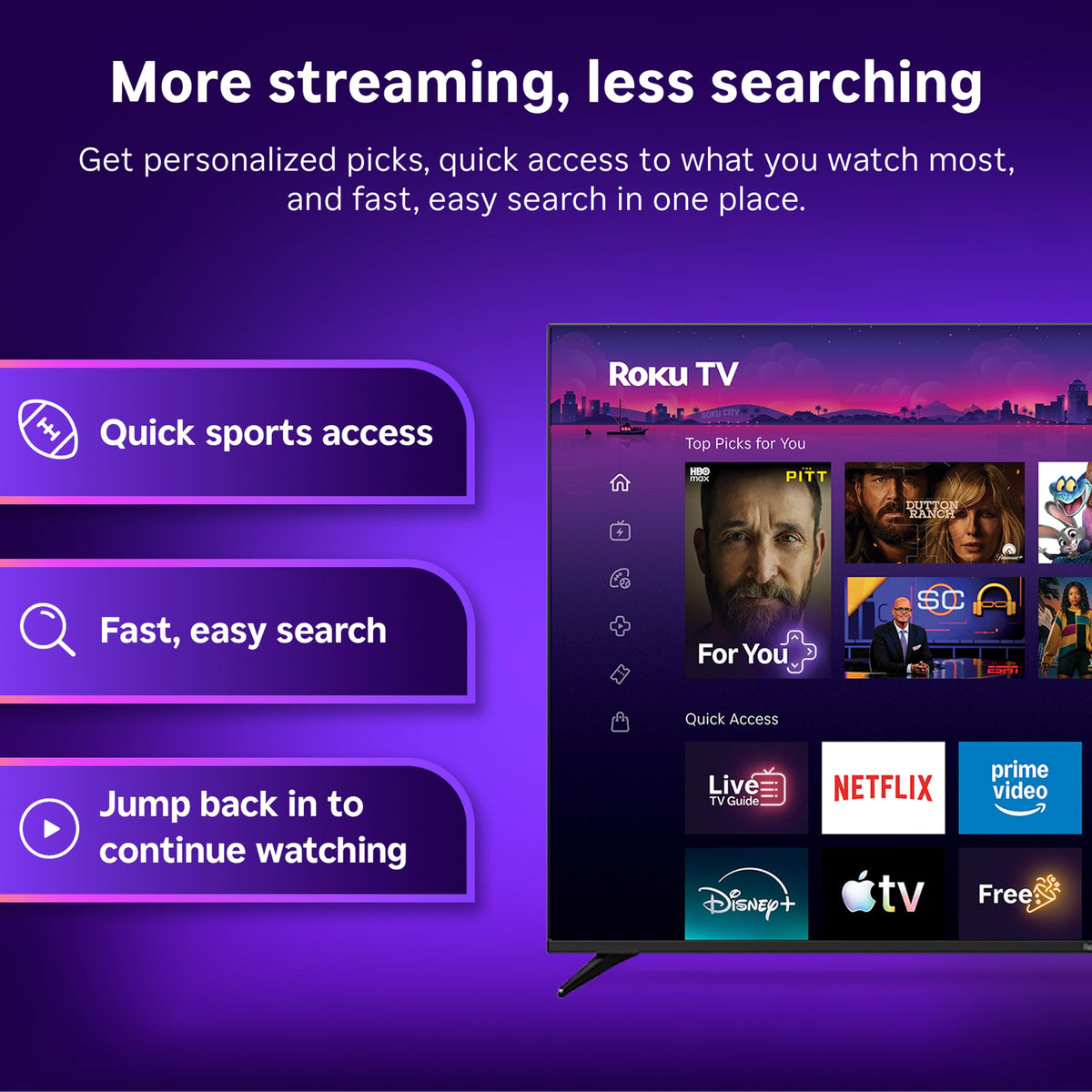 75-Inch 4K QLED Mini-LED Smart TV C750