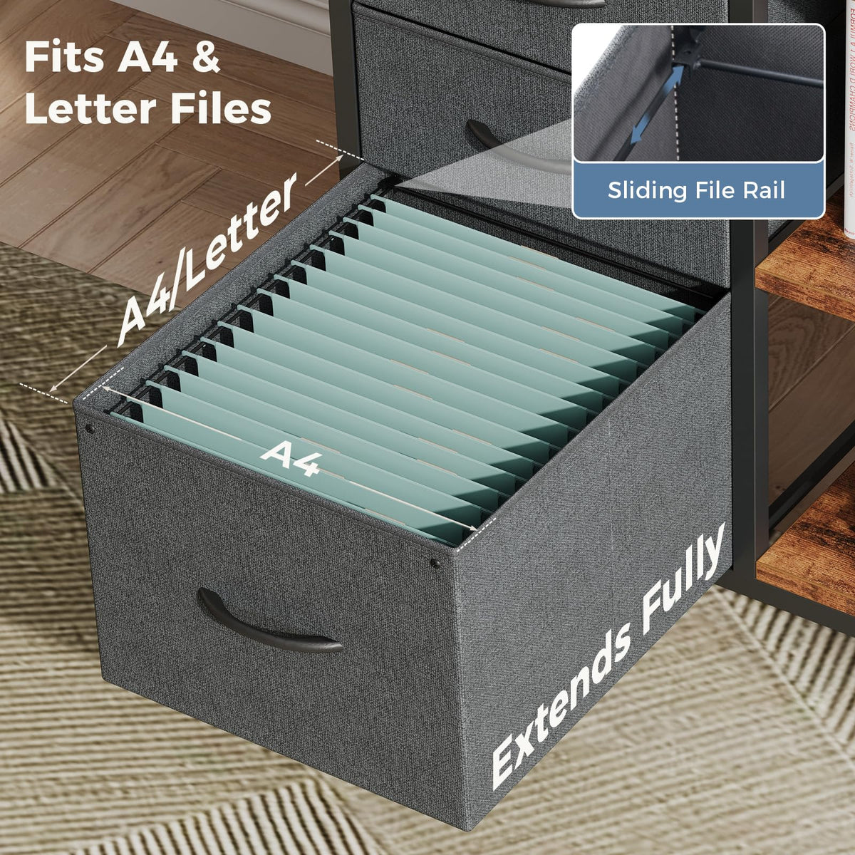 3 Drawer Mobile File Cabinet C649123