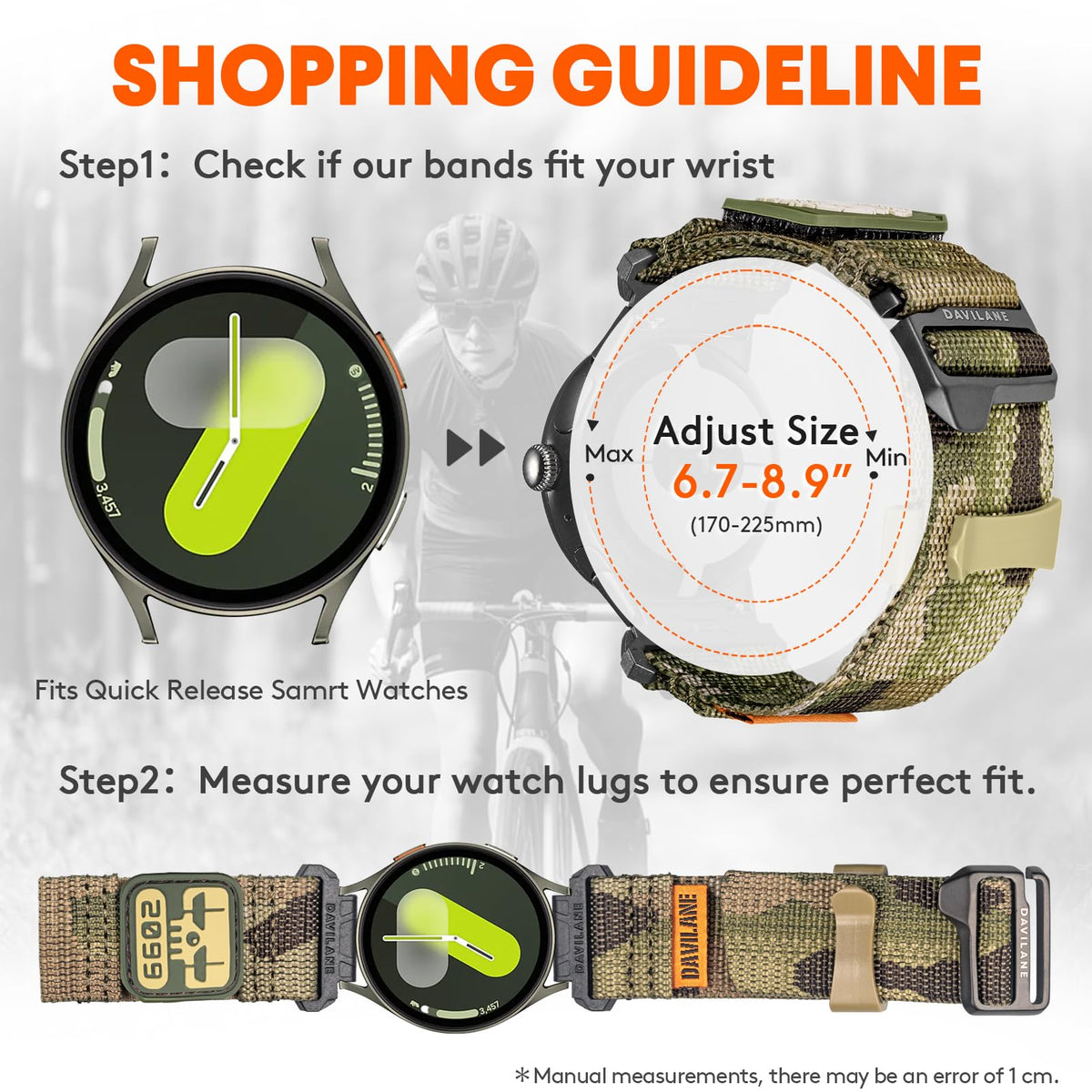 20/22mm Quick Release Watch Band O456834