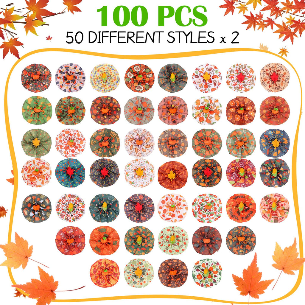 100 Pcs Dog Collar Flower Bows E3756