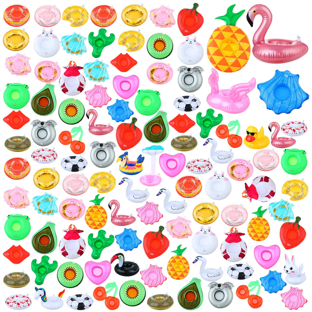 102 Pcs Inflatable Drink Holders with Air Pump G89436
