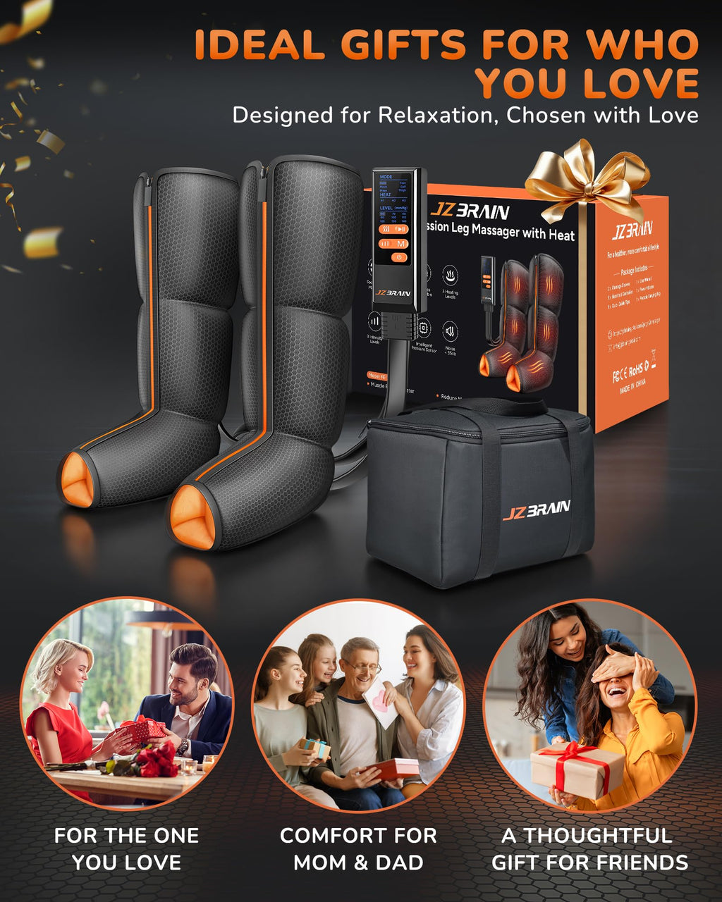 Leg Compression Massager with Heat D792