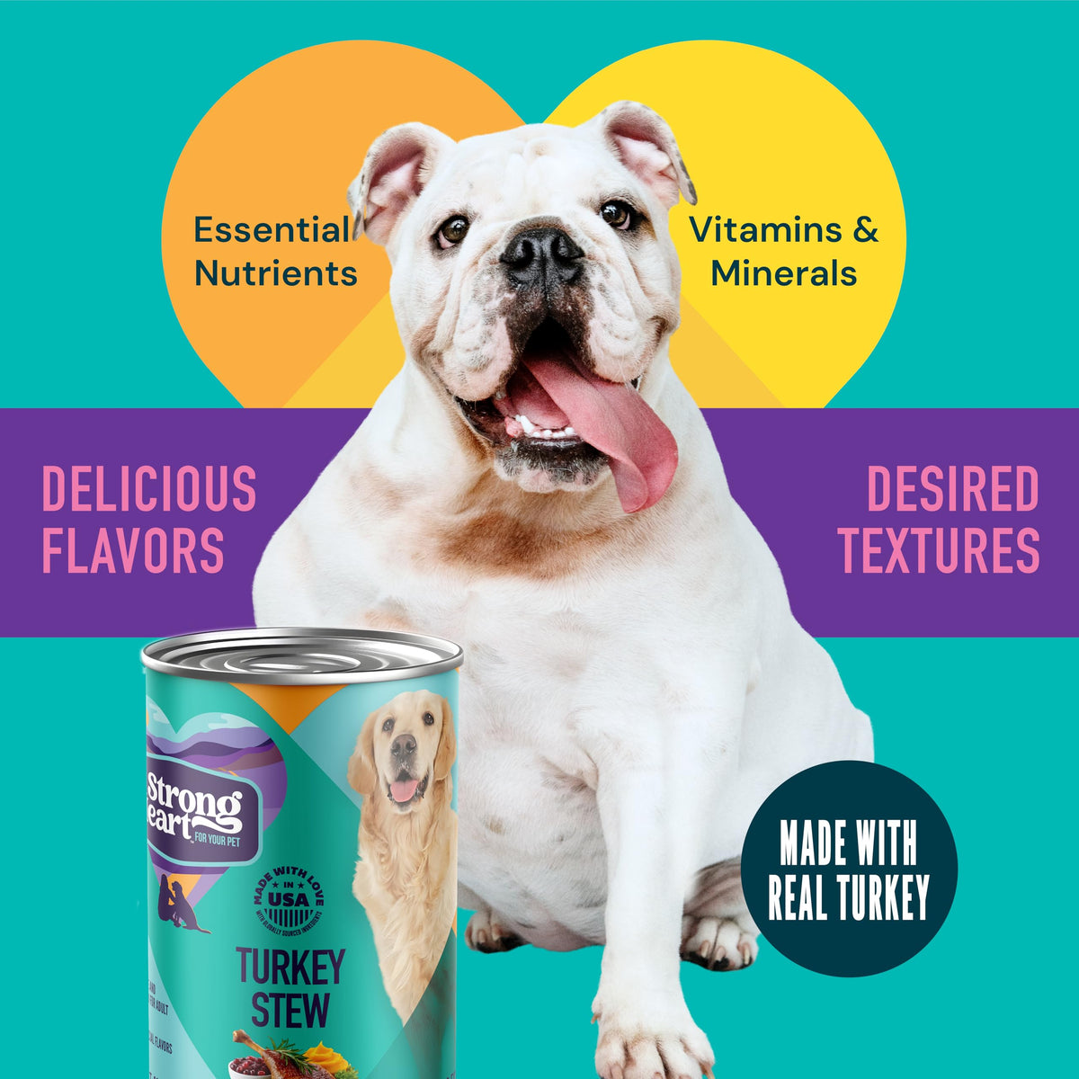 Turkey Stew Wet Dog Food 13.2 oz Can Pack of 12 X18187