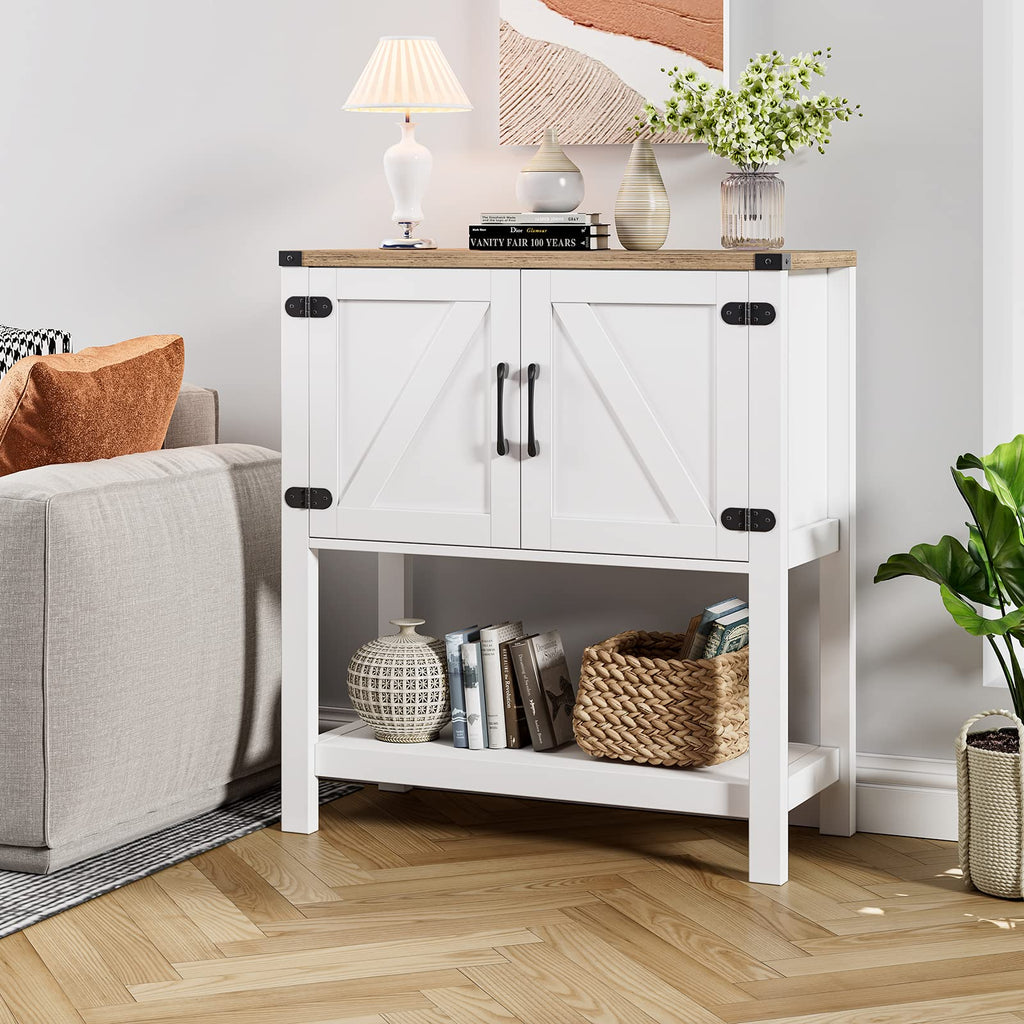 White Console Table I88721