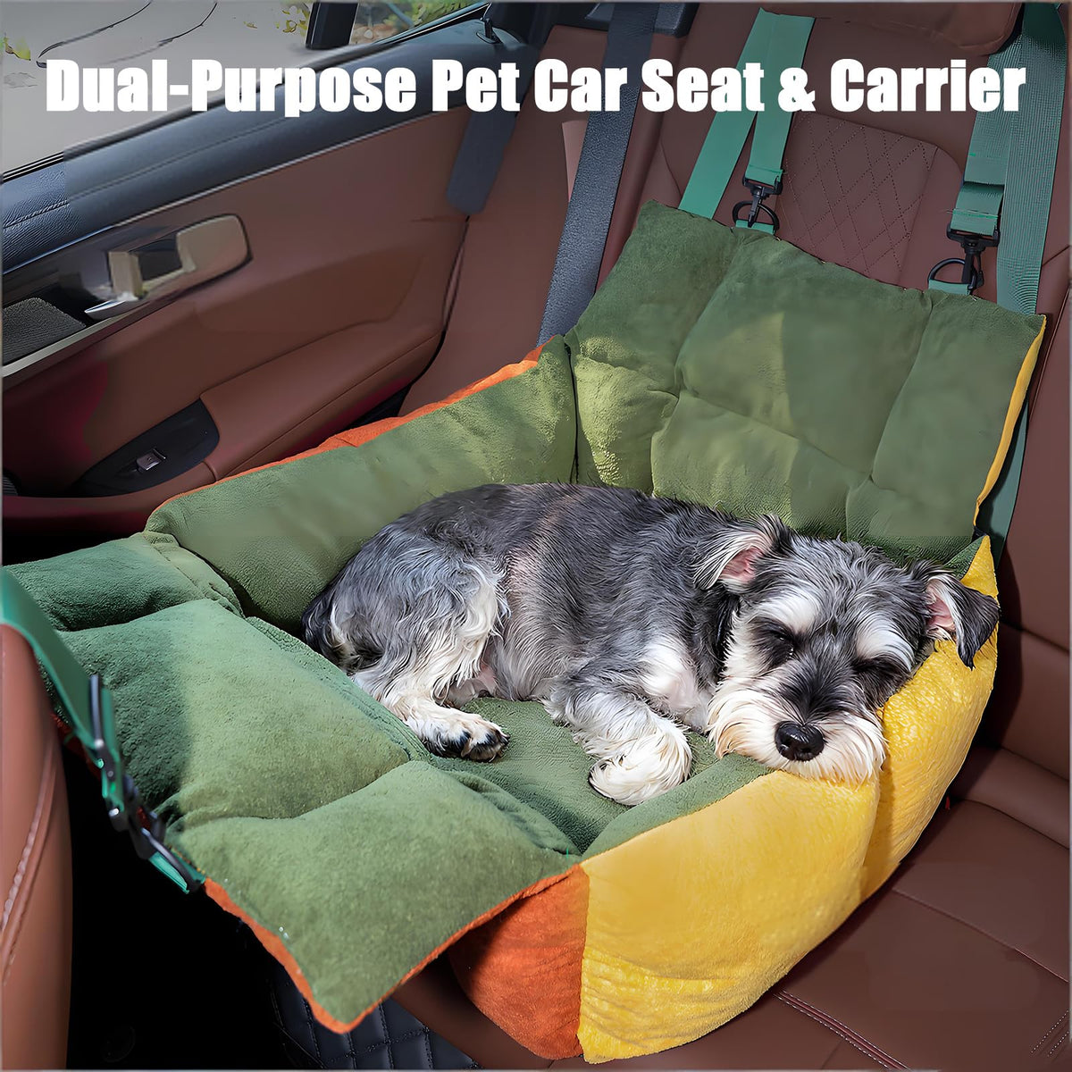 2-in-1 Dog Car Seat for Small Dogs V819330