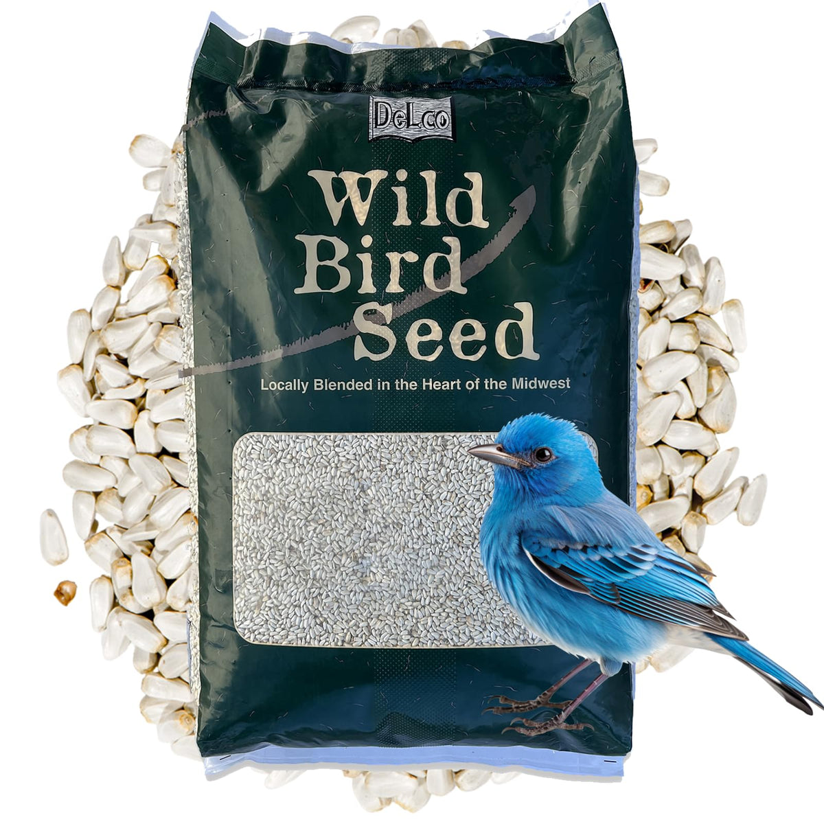 Safflower Wild Bird Seed 20 lb Bag N92842