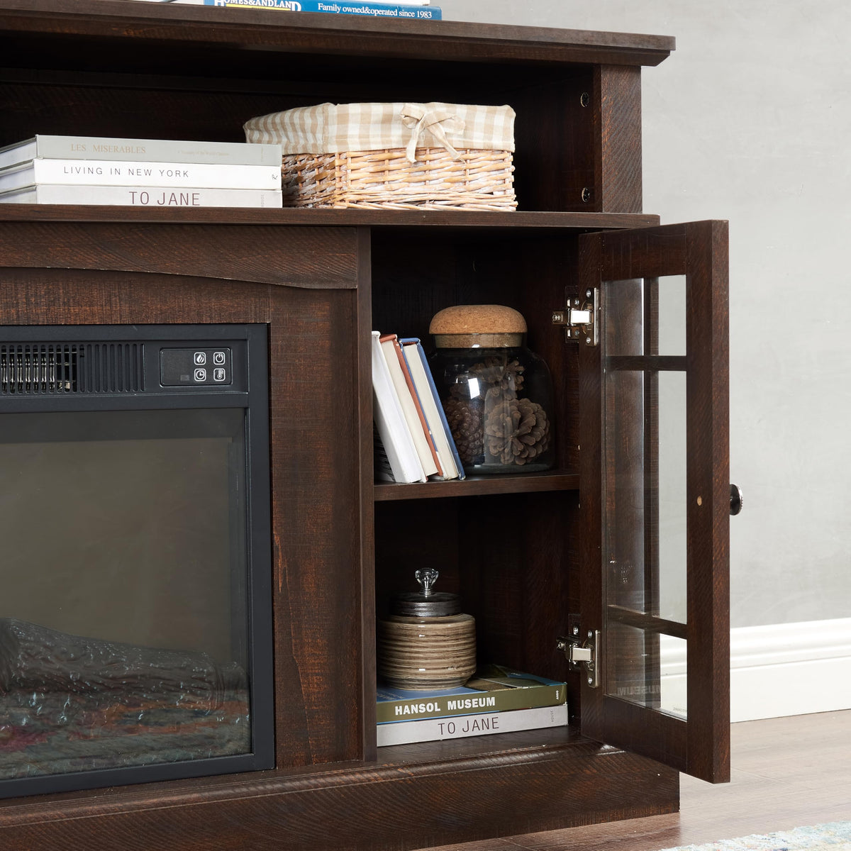 Espresso TV Media Stand with Storage F732848
