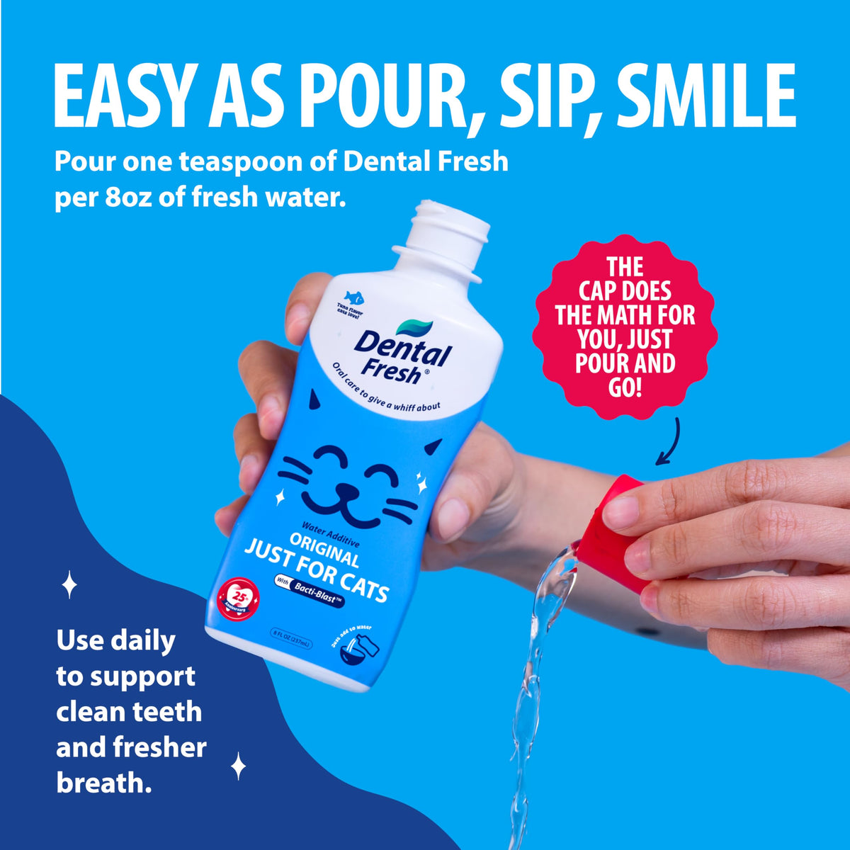 Tuna Flavor Cat Dental Water Additive T588619