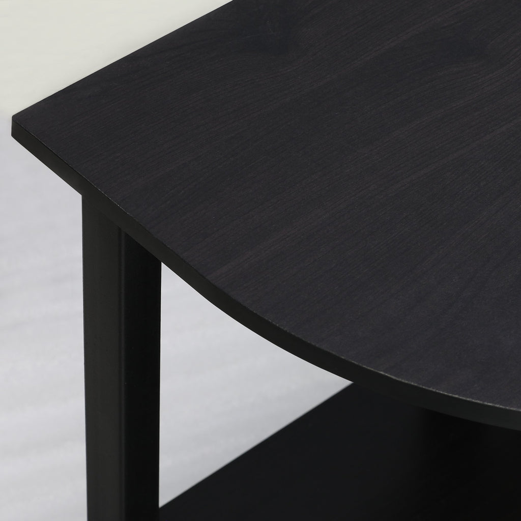 Black 3-Tier TV Stand for 55 Inch TV H551