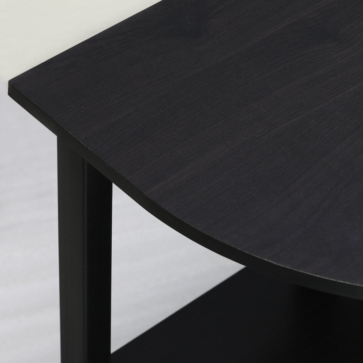 Black 3-Tier TV Stand for 55 Inch TV H551