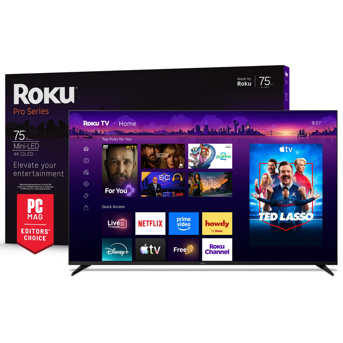 75-Inch 4K QLED Mini-LED Smart TV C750