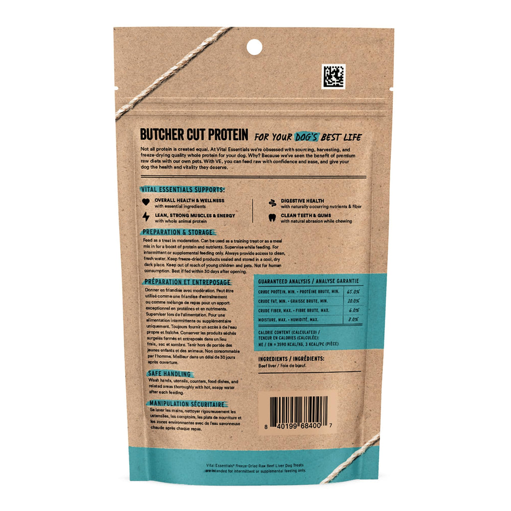 Freeze Dried Beef Liver Dog Treats 2.1 oz R738