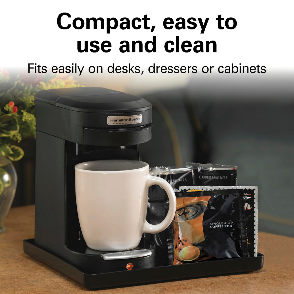 Black Single Serve Pod Coffeemaker W951834