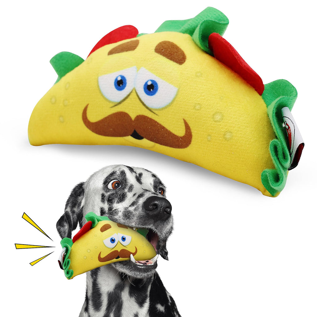 Plush Dog Toy with Squeaker H4764