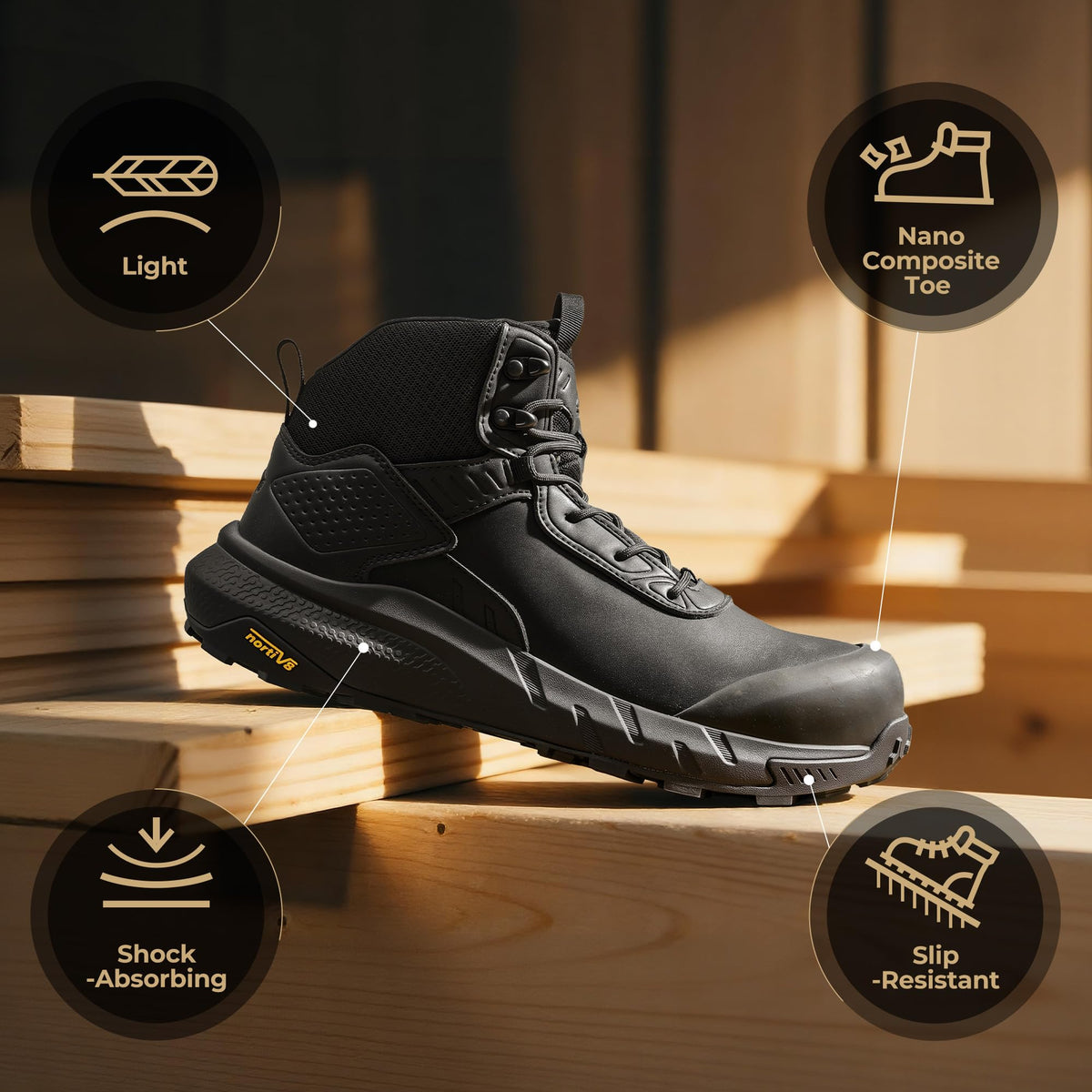 Composite Toe Waterproof Work Boots S275
