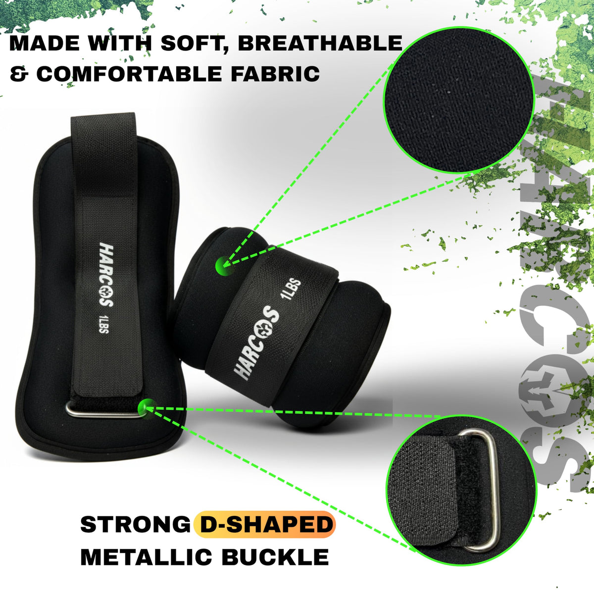 Adjustable Neoprene Ankle & Wrist Weights T616