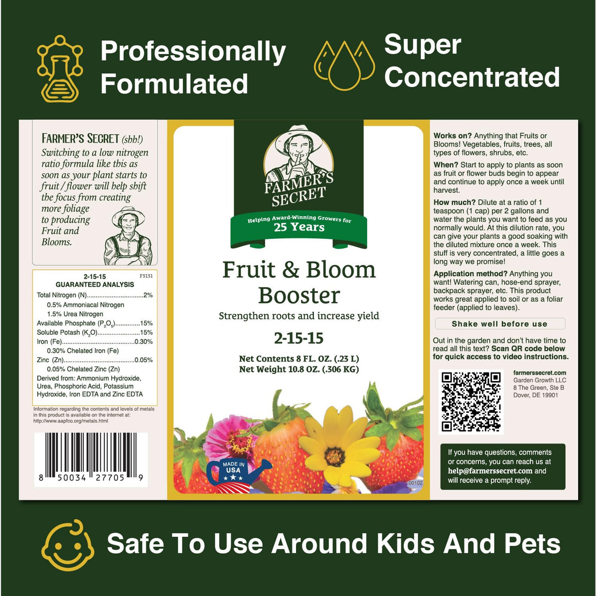 Concentrated Fruit & Flower Fertilizer 32oz E58556