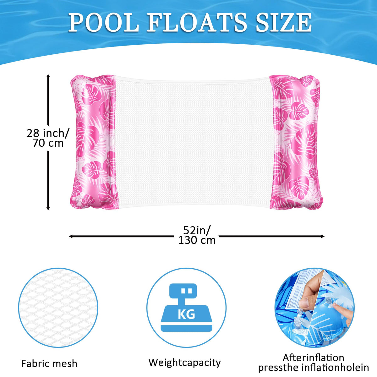 Inflatable Pool Float 6 Pack S9921