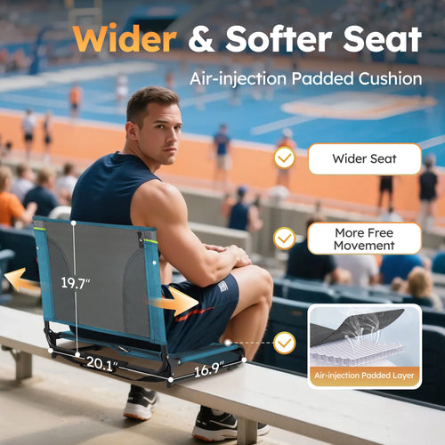2 Pack Folding Stadium Seats O763