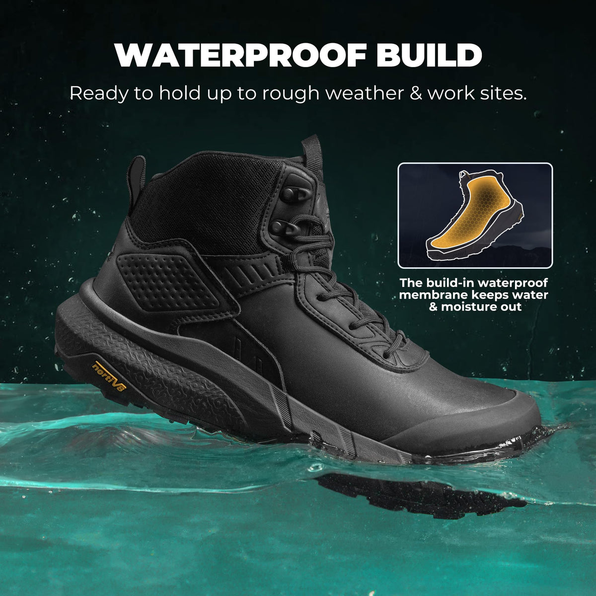 Composite Toe Waterproof Work Boots S275