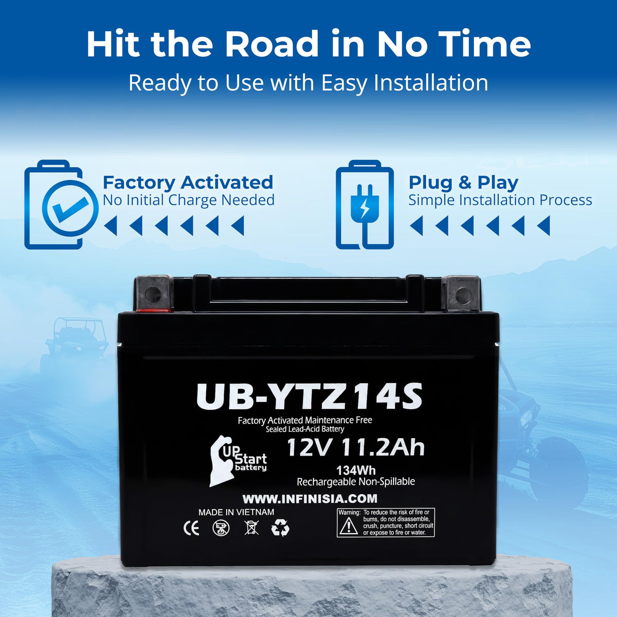 12V 11.2Ah Battery U484973