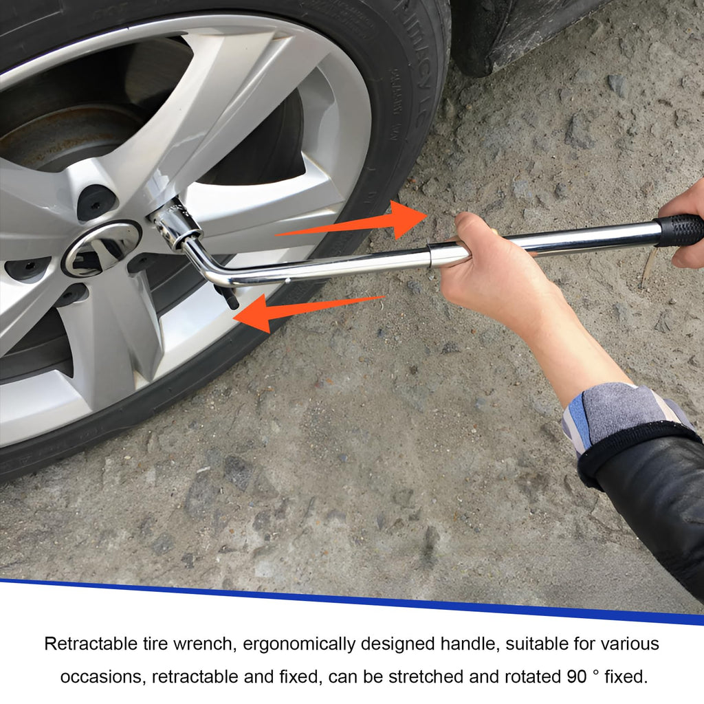 2 Ton Portable Scissor Jack with Lug Wrench X55084